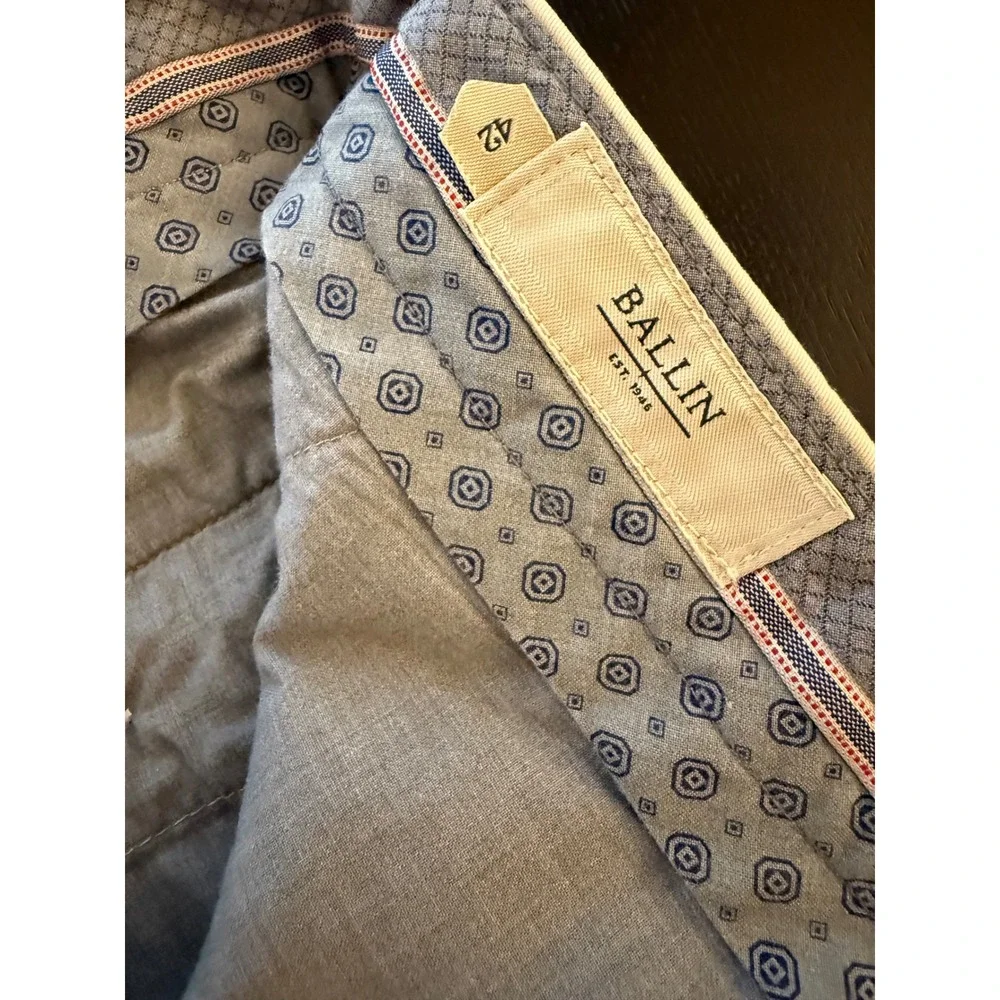 Ballin Mansfield‎ Pants Mens 38x28* Beige Relaxed Fit Pima Cotton Chino